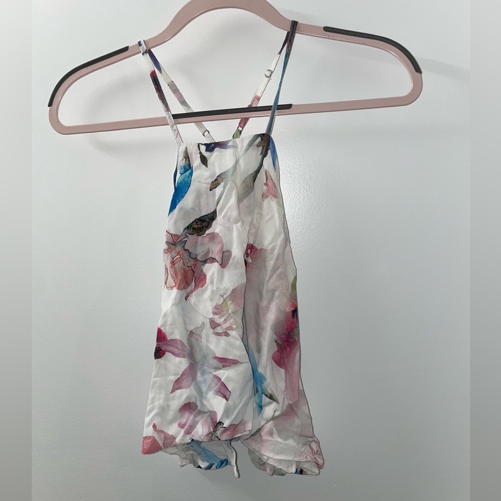 Floral Shore Tank Top - small